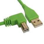 UDG Ultimate Audio Cable USB 2.0 A-B Green Angled 3m