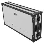 UDG Ultimate Flight Case Portable Z-Style DJ Table White Plus (Wheels)