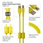 UDG Ultimate Audio Cable USB 2.0 A-B Yellow Angled 2m
