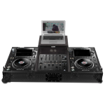 UDG Ultimate Flight Case Pioneer DJ CDJ-3000/ 900NXS2 Black Plus (Laptop Shelf + Wheels)