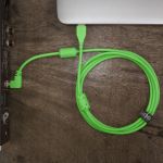 UDG Ultimate Audio Cable USB 2.0 A-B Green Angled 3m