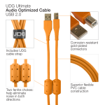 UDG Ultimate Audio Cable USB 2.0 A-B Black Angled 1m