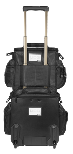 UDG Ultimate SlingBag Trolley Set DeLuxe Black/Orange Inside MK2