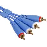UDG Ultimate Audio Cable Set RCA - RCA Blue Straight 1.5m