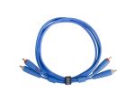 UDG Ultimate Audio Cable Set RCA - RCA Blue Straight 1.5m