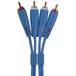 UDG Ultimate Audio Cable Set RCA - RCA Blue Straight 1.5m