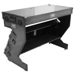 UDG Ultimate Flight Case Portable Z-Style DJ Table Black Plus (Wheels)